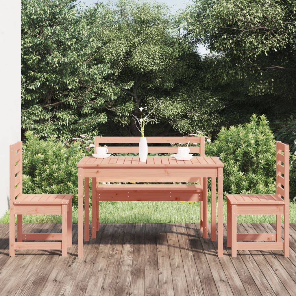 vidaXL 4dílný zahradní jídelní set masivní dřevo douglasky