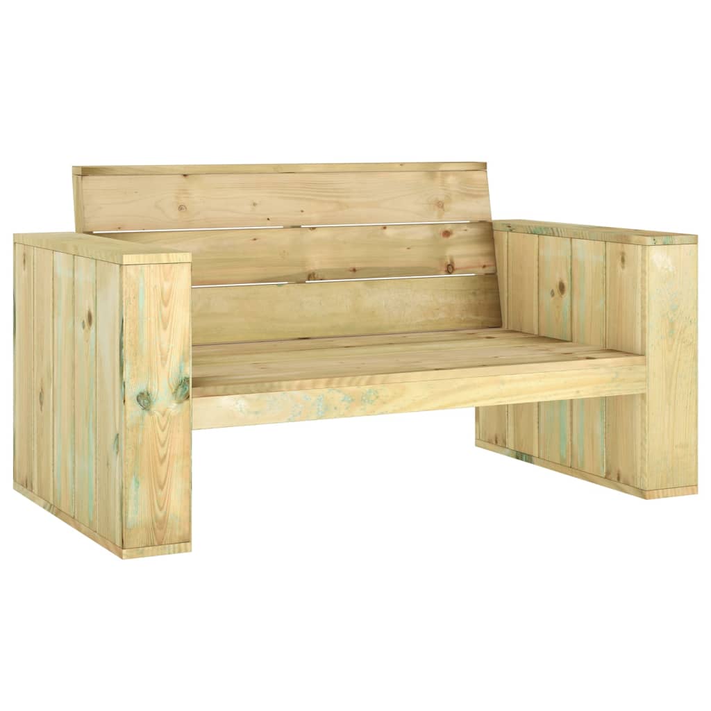 vidaXL Zahradní lavice 139 cm impregnované borové dřevo