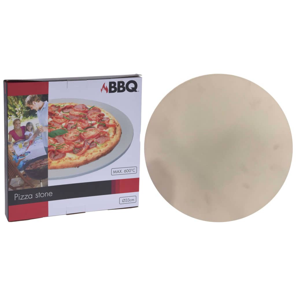 ProGarden Pizza kámen na zahradní gril 30 cm krémový