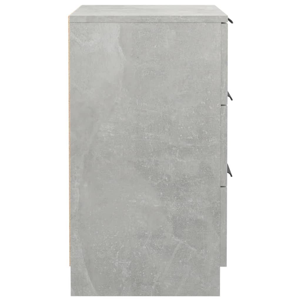 vidaXL Noční stolky 2 ks betonově šedé 40 x 36 x 65 cm