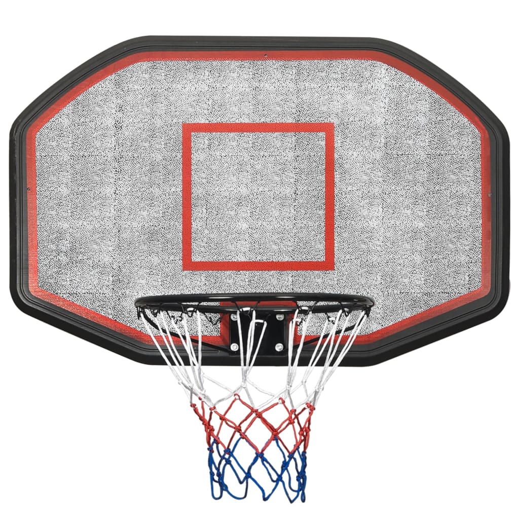 vidaXL Basketbalový koš černý 109 x 71 x 3 cm polyethylen