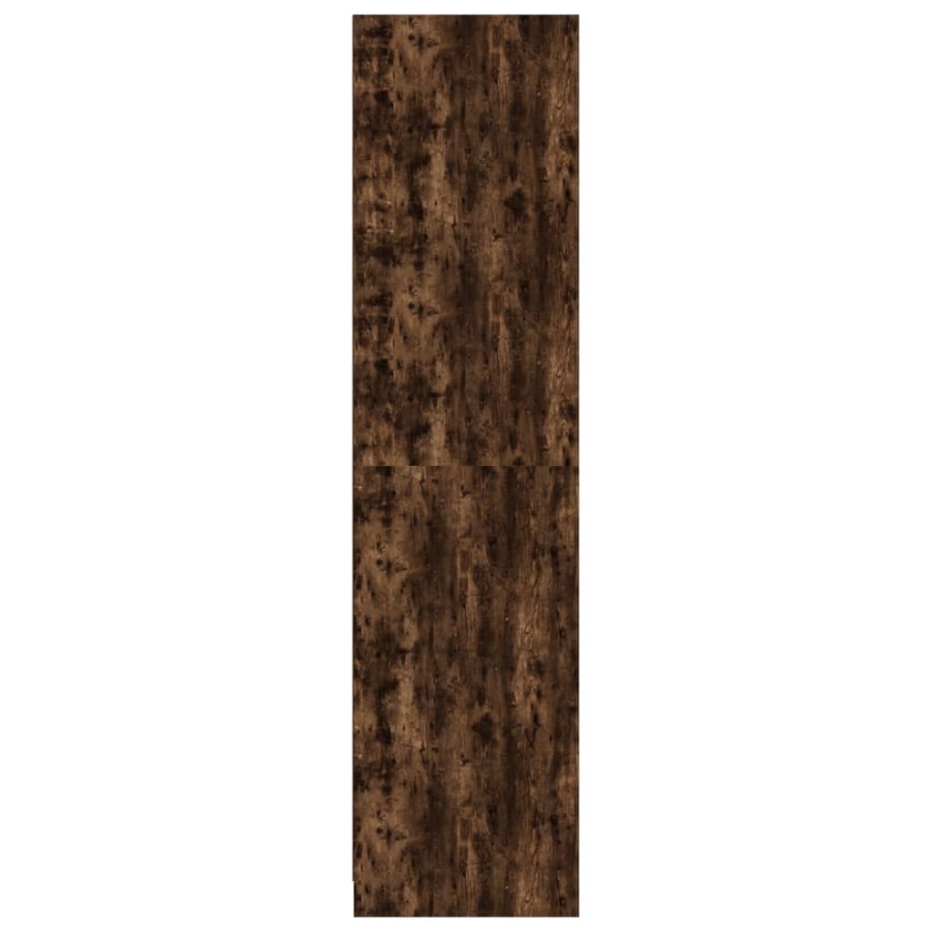 vidaXL Šatní skříň kouřový dub 100 x 50 x 200 cm kompozitní dřevo