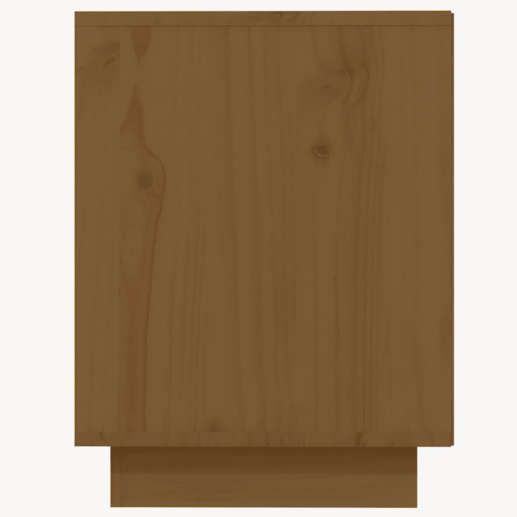 vidaXL Botník medově hnědý 110 x 34 x 45 cm masivní borové dřevo