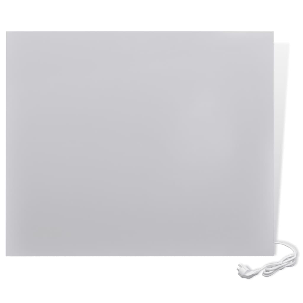 Infračervený topný panel nástěnný 750 W 95 x 81 x 2,5 cm, světlé šedý