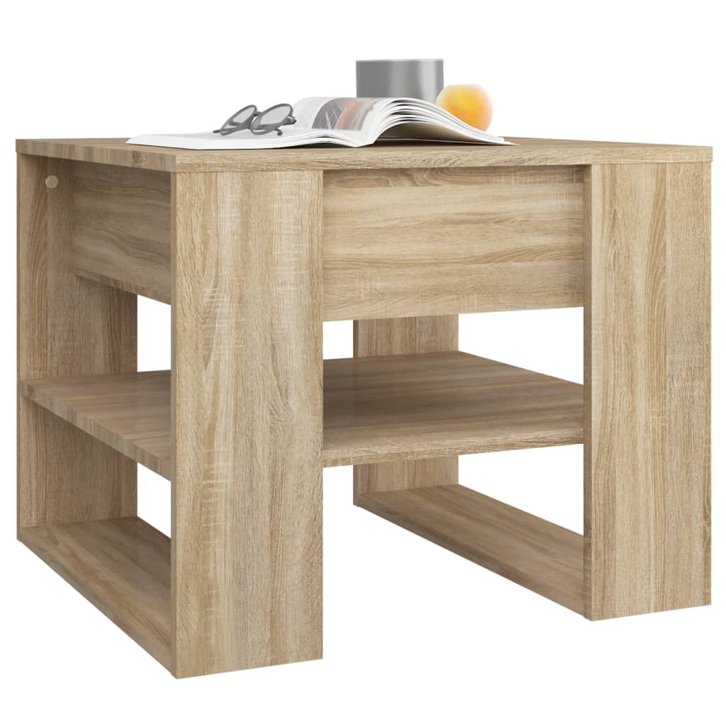 vidaXL Konferenční stolek dub sonoma 55,5x55x45 cm kompozitní dřevo