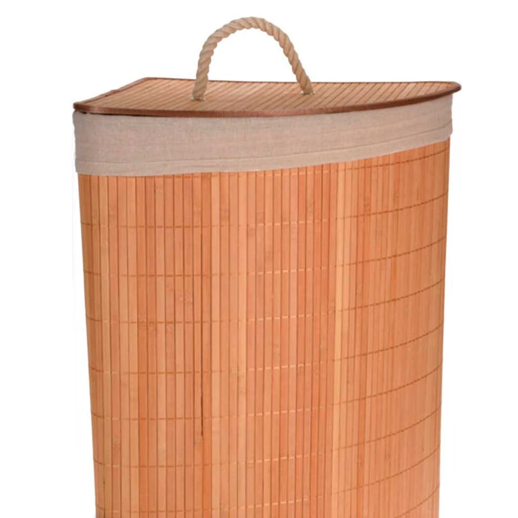 Bathroom Solutions Rohový koš na prádlo bambus
