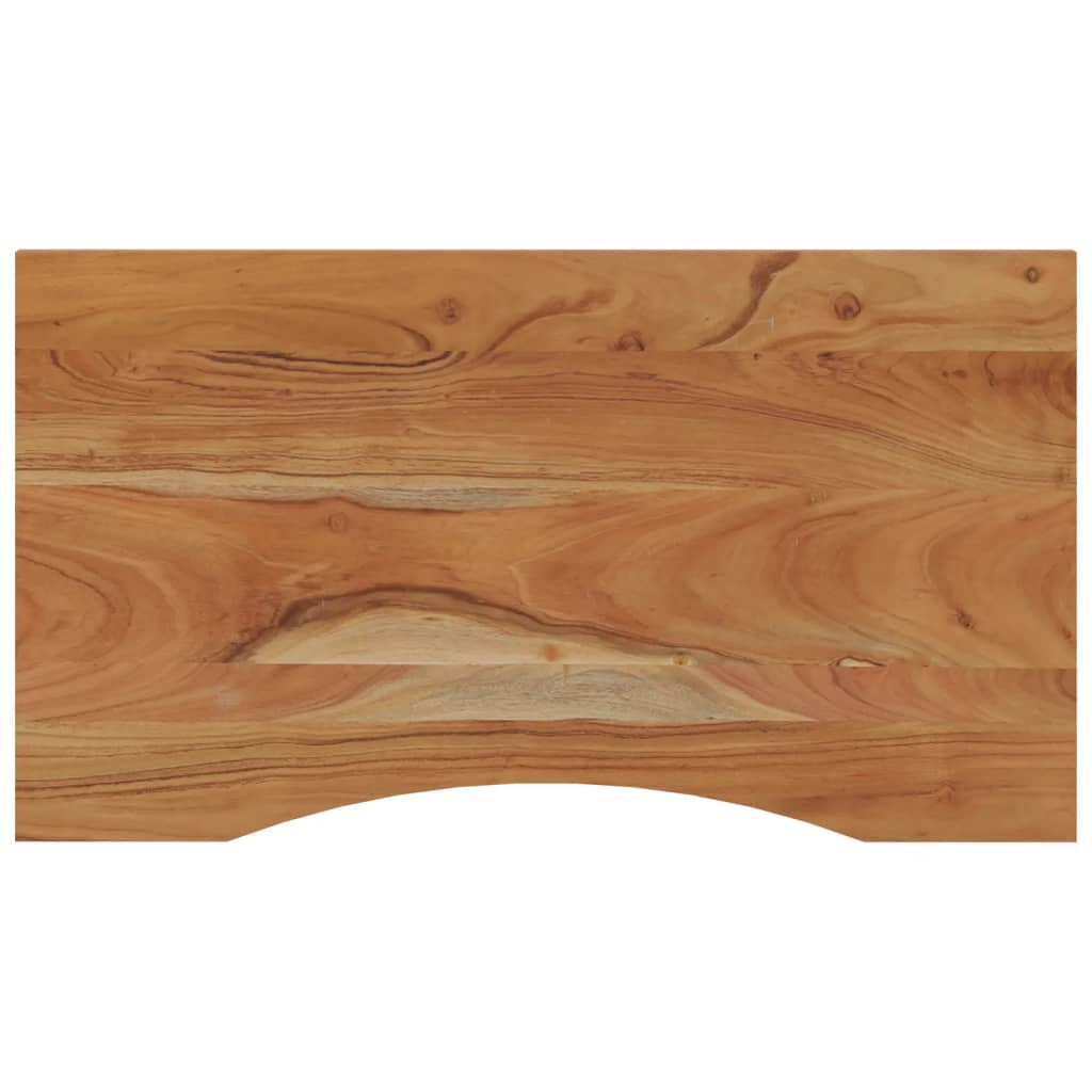 vidaXL Stolní deska 80x50x2,5 cm obdélníková masivní akáciové dřevo
