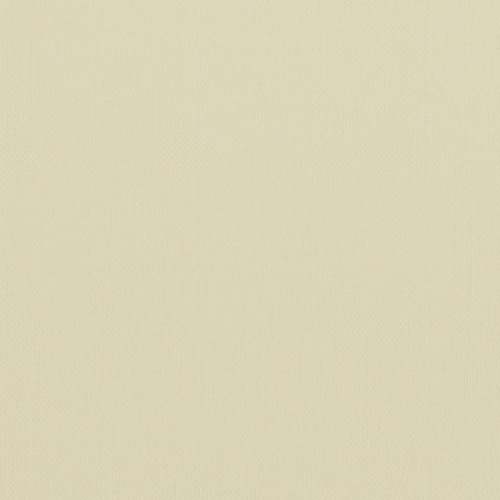 vidaXL Balkónová zástěna krémová 120 x 600 cm oxfordská látka