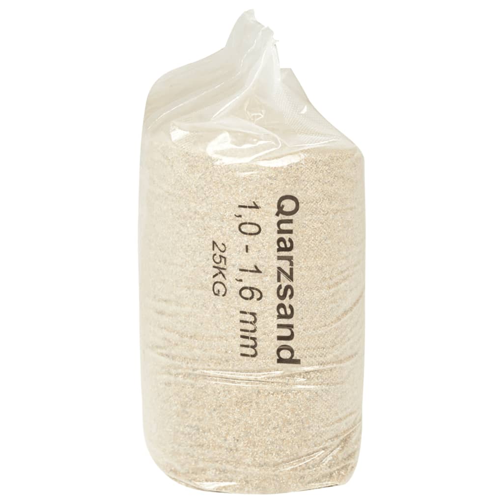 vidaXL Filtrační písek 25 kg 1,0–1,6 mm