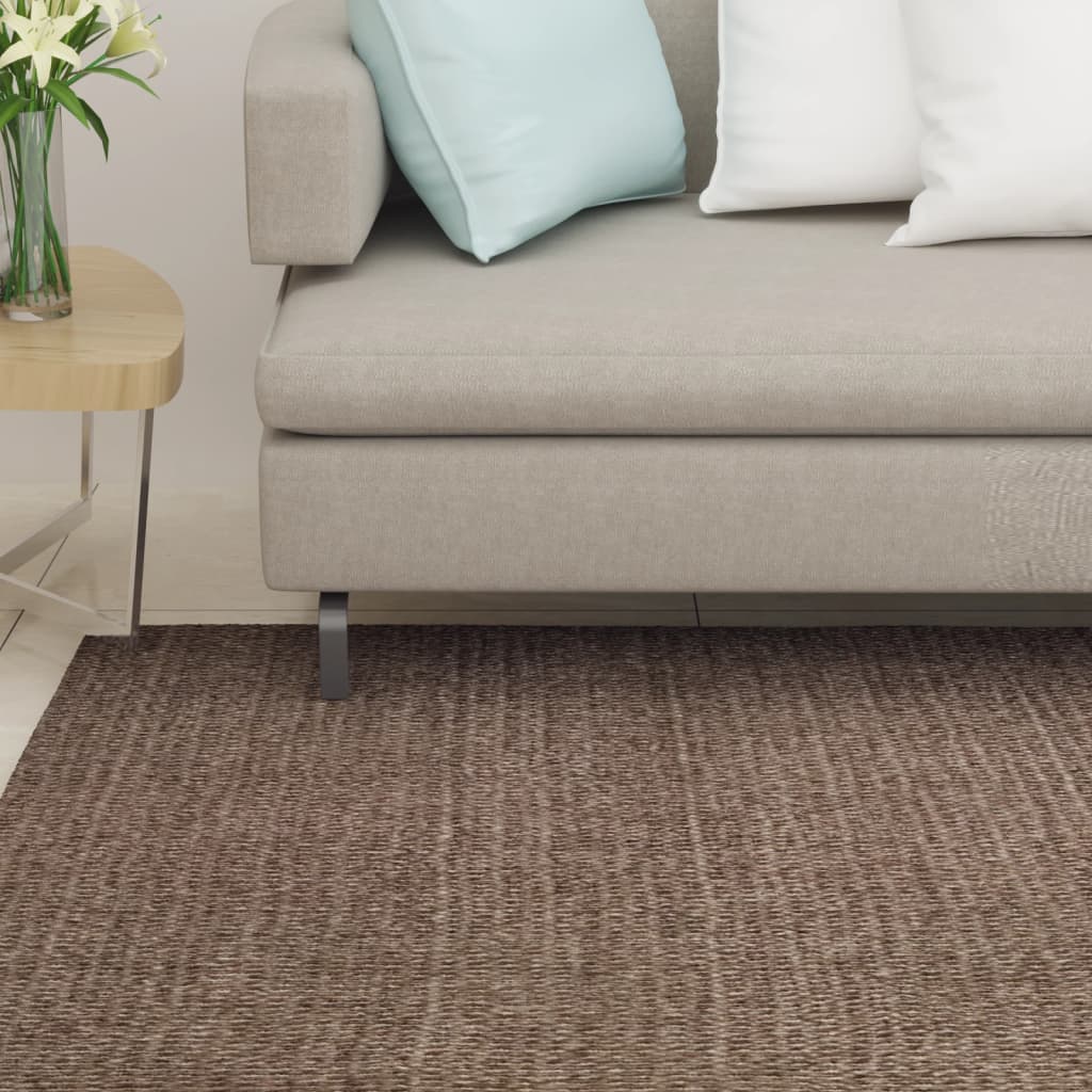 vidaXL Sisalový koberec pro škrabací sloupek hnědý 66 x 250 cm