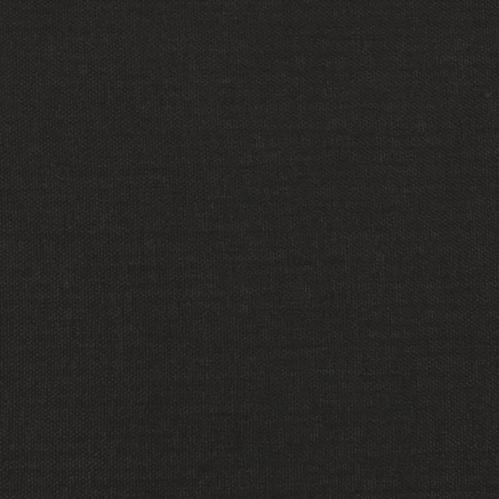 vidaXL Podnožka černá 45x29,5x35 cm textil a umělá kůže