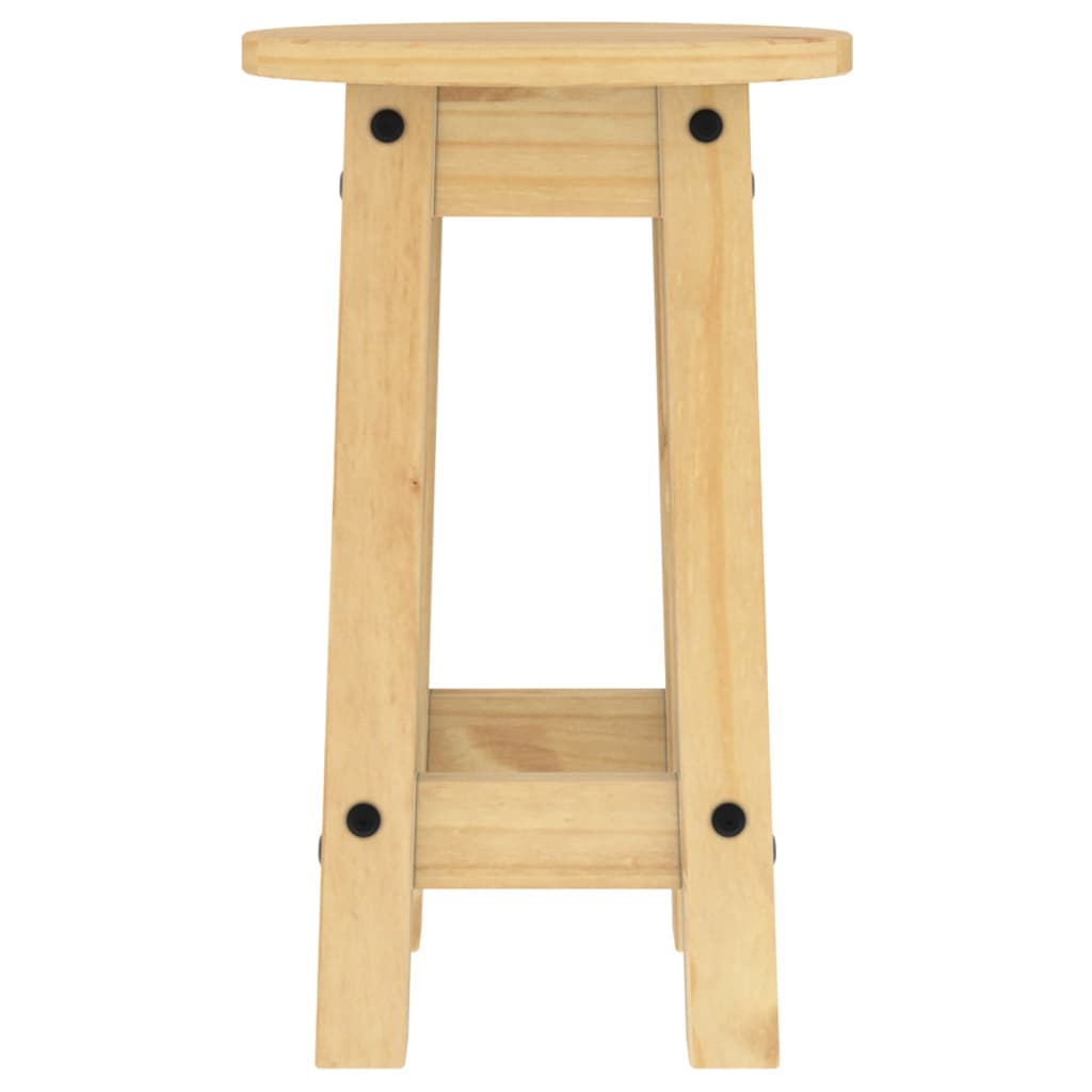 vidaXL Barové stoličky 2 ks masivní borové dřevo