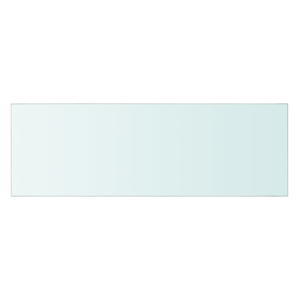vidaXL Policová deska sklo čiré 60x20 cm