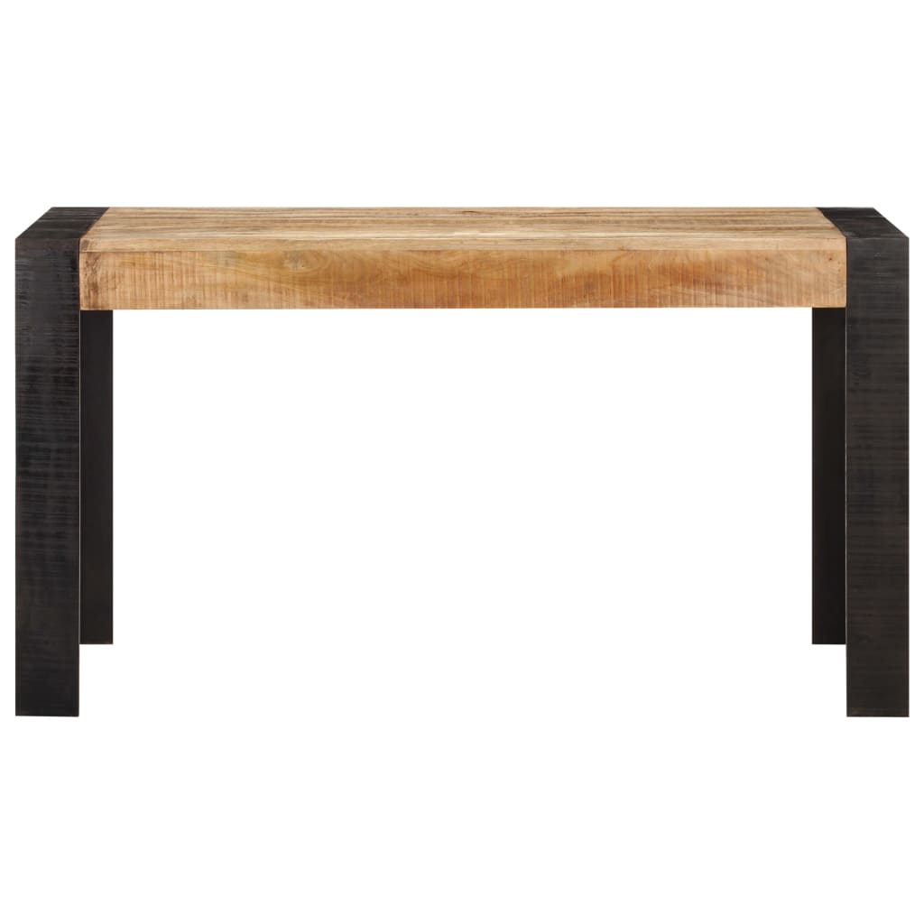 vidaXL Jídelní stůl 140 x 70 x 76 cm masivní hrubé mangovníkové dřevo