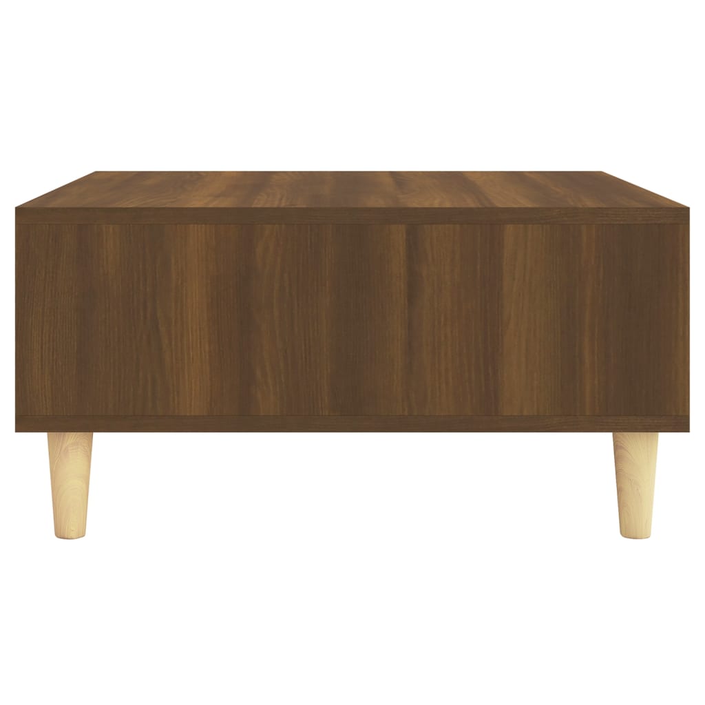 vidaXL Konferenční stolek hnědý dub 60 x 60 x 30 cm dřevotříska