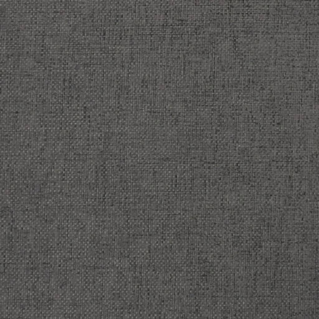 vidaXL Podnožka tmavě šedá/oranžová 45x29,5x35 cm textil a umělá kůže