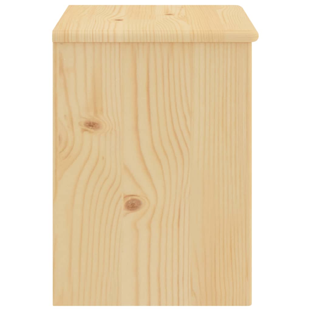 vidaXL Noční stolek světlé dřevo 35 x 30 x 40 cm masivní borovice