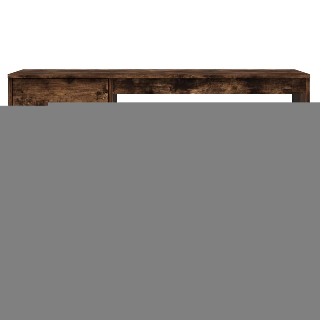 vidaXL Psací stůl se zásuvkou kouřový dub 115 x 50 x 75 cm kompozit