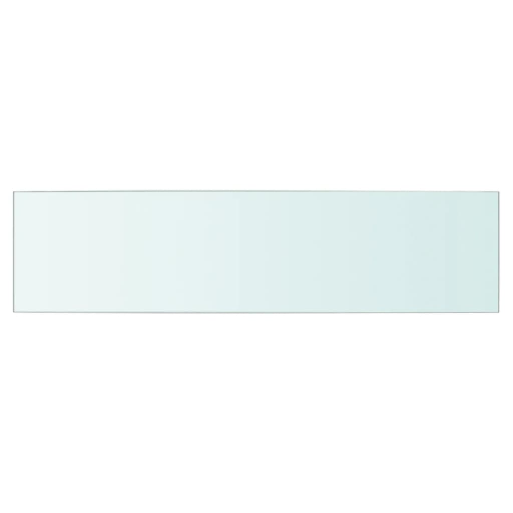 vidaXL Policová deska sklo čiré 60x15 cm