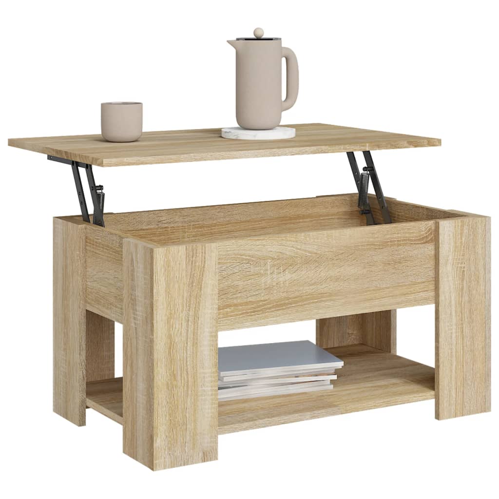 vidaXL Konferenční stolek dub sonoma 79 x 49 x 41 cm kompozitní dřevo