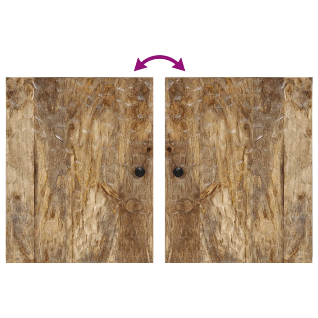 vidaXL 5dílná koupelnová sestava masivní mangovníkové dřevo