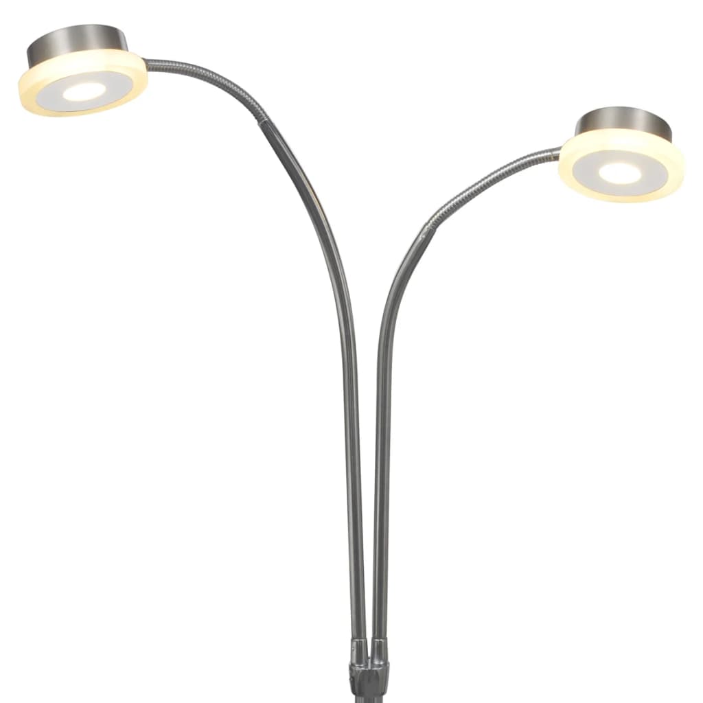 Dvouramenná nastavitelná stojací lampa s vestavěnými LED 2 x 5 W