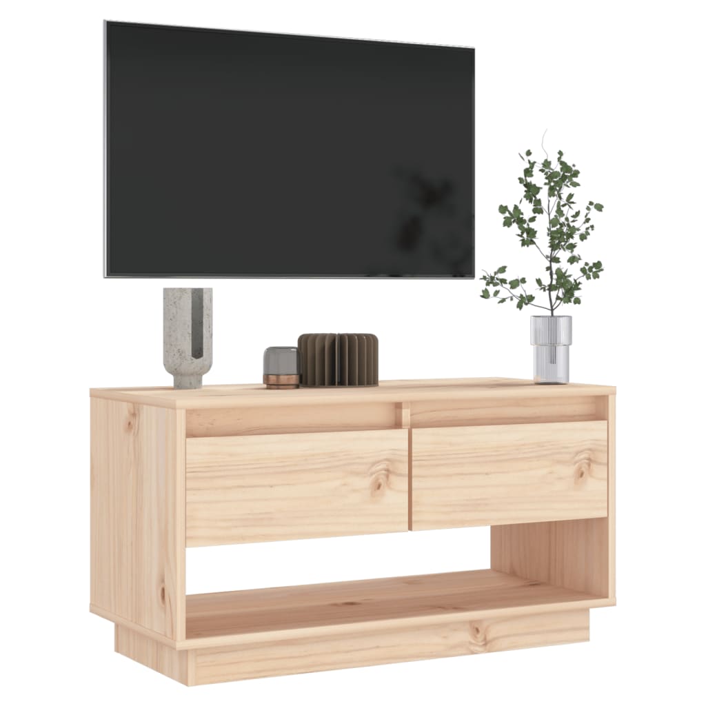 vidaXL TV skříňka 74 x 34 x 40 cm masivní borové dřevo