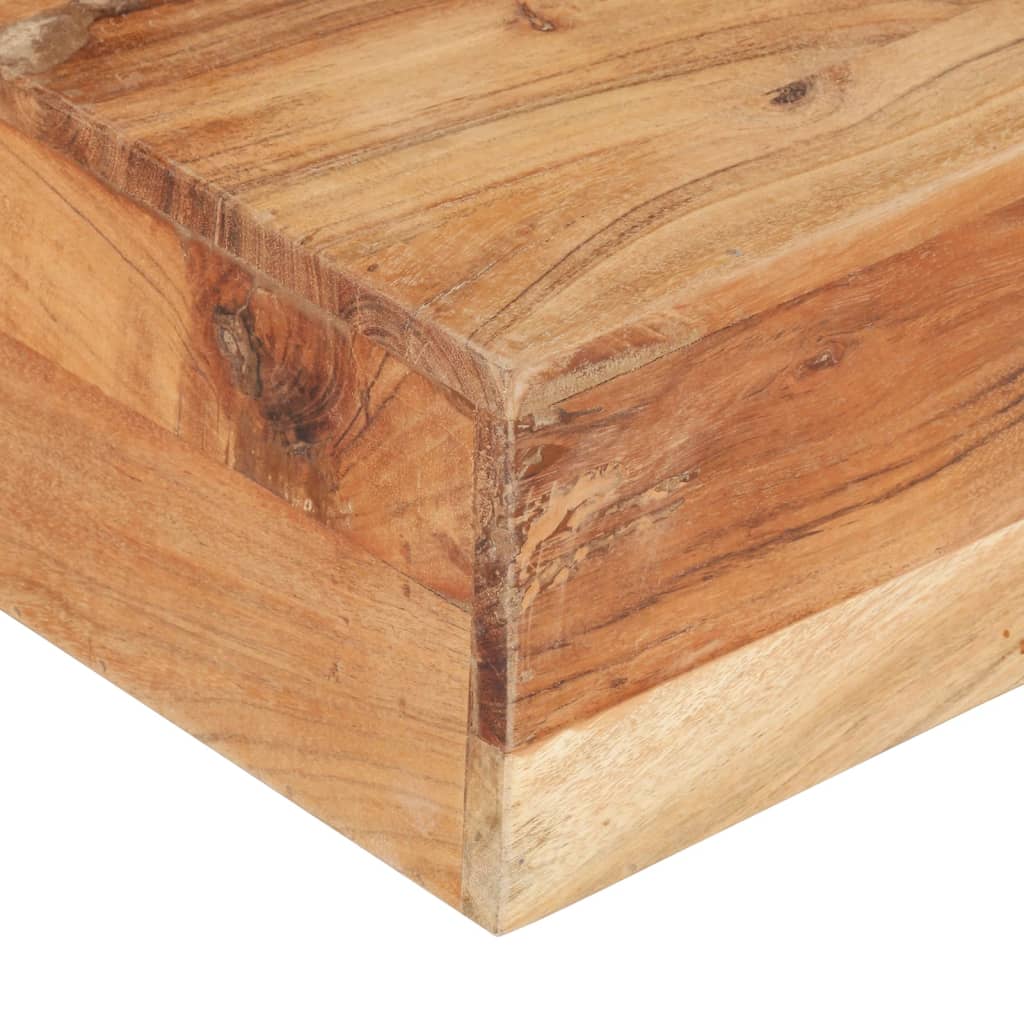 vidaXL Konferenční stolek 80 x 80 x 28 cm masivní akáciové dřevo