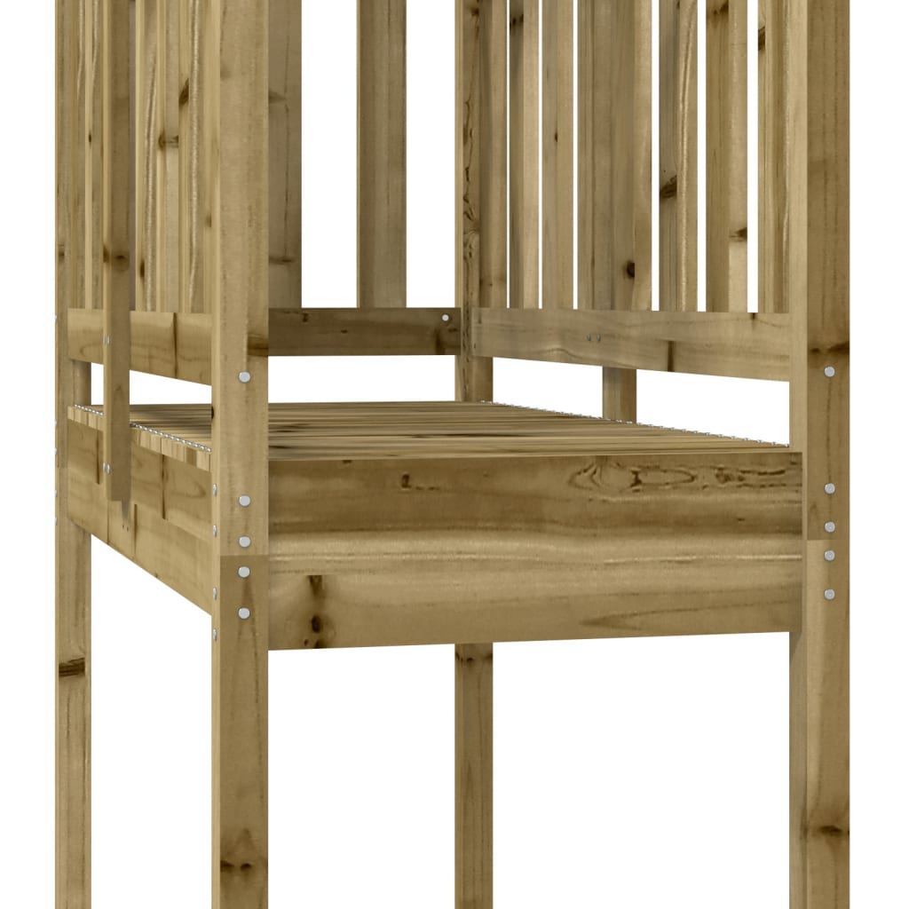 vidaXL Hrací věž 52,5 x 110,5 x 214 cm impregnované borové dřevo
