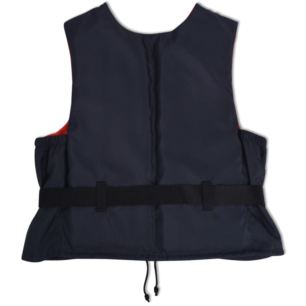 vidaXL Plovací vesty 4 ks 50 N 50-70 kg námořnická modrá