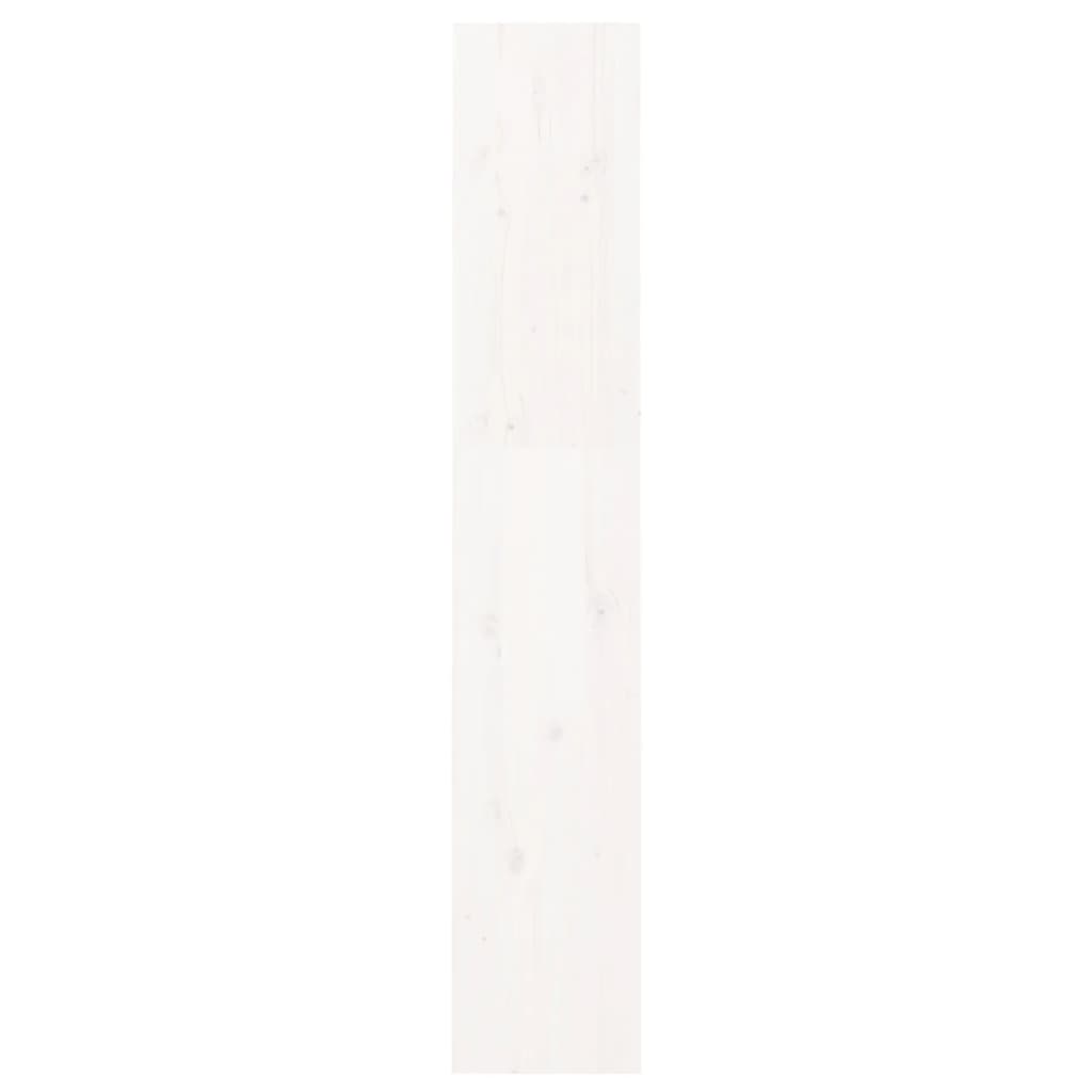 vidaXL Knihovna / dělicí stěna bílá 60x30x167,5 cm masivní borovice
