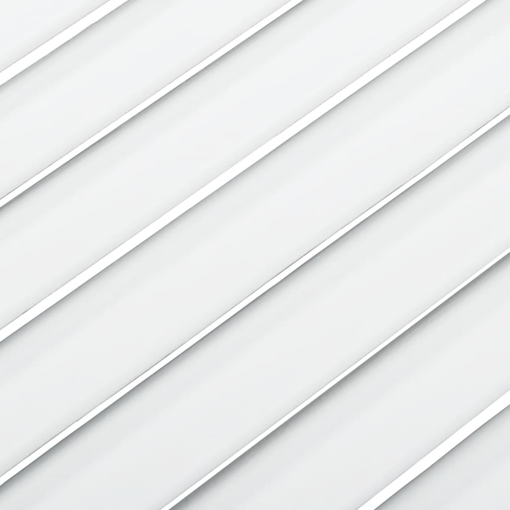 vidaXL Nábytková dvířka lamelový design 4 ks bílá 61,5x59,4cm borovice