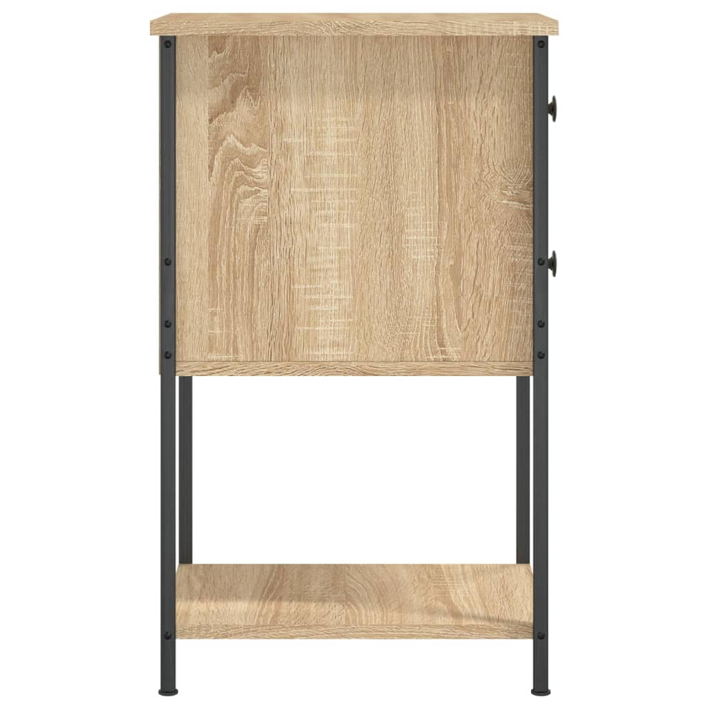 vidaXL Noční stolek dub sonoma 32 x 42 x 70 cm kompozitní dřevo