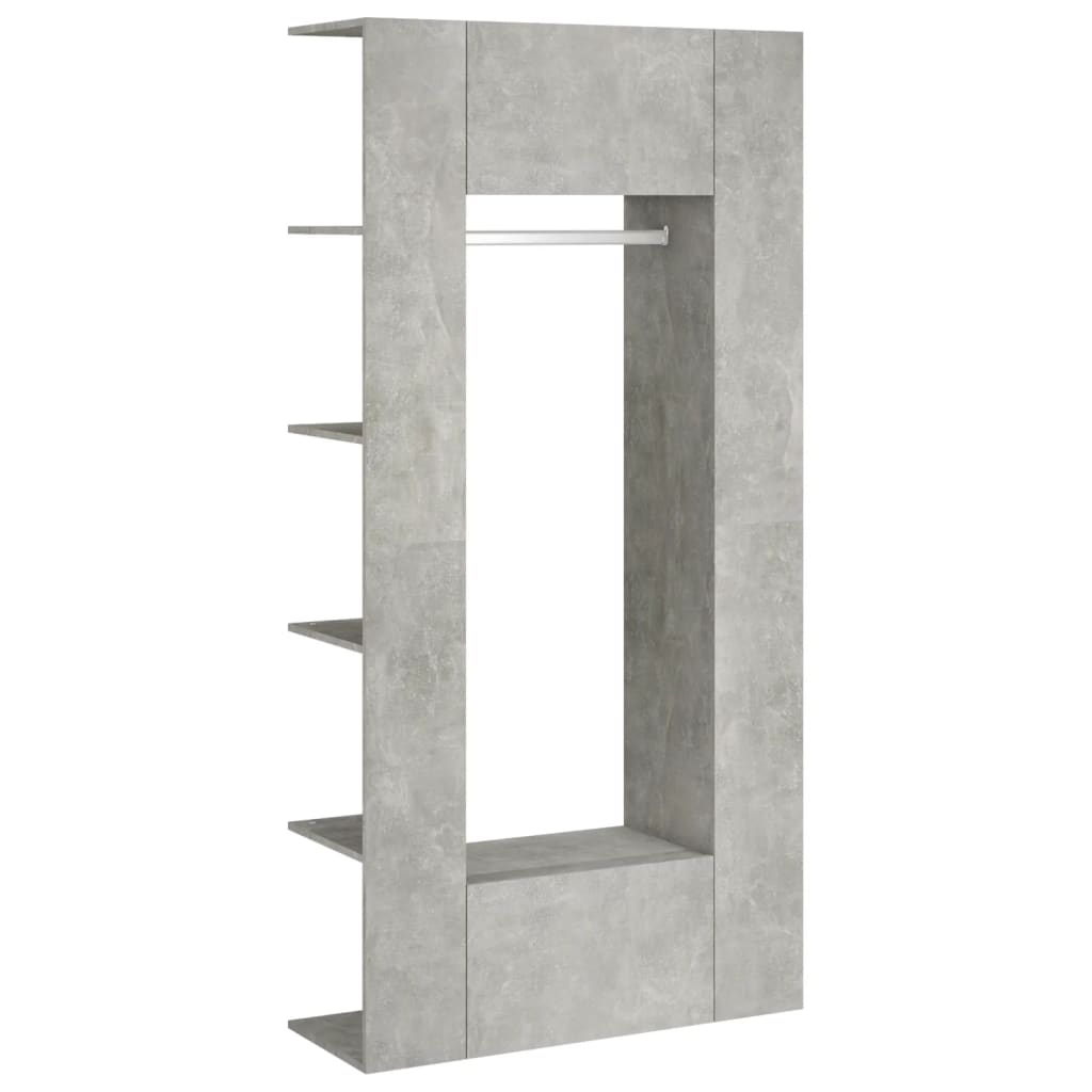 vidaXL Skříňky do předsíně 2 ks betonově šedé kompozitní dřevo