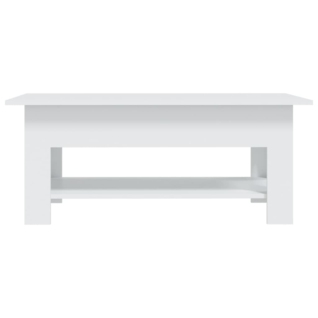 vidaXL Konferenční stolek bílý 102 x 55 x 42 cm dřevotříska