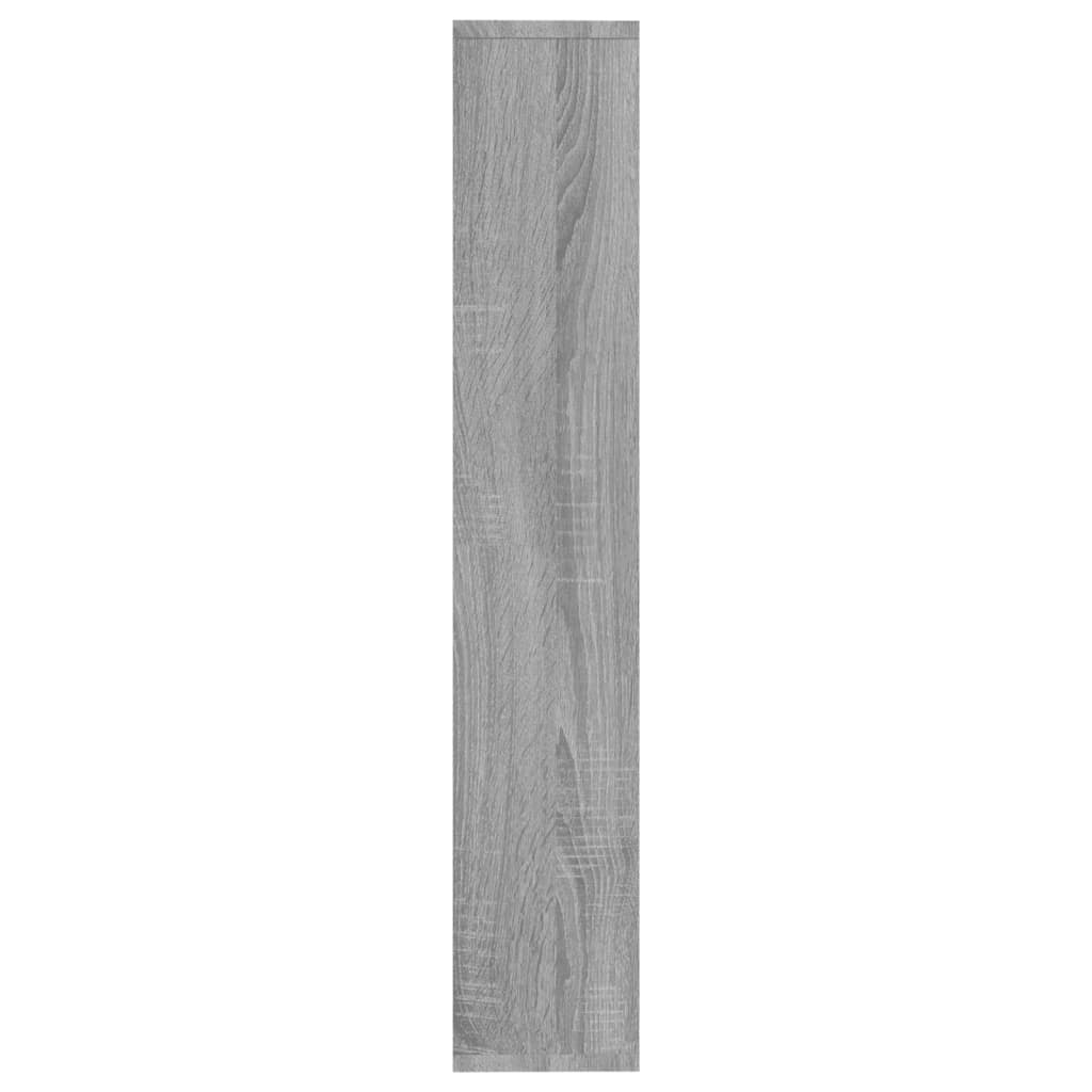 vidaXL Nástěnná police šedá sonoma 36 x 16 x 90 cm kompozitní dřevo
