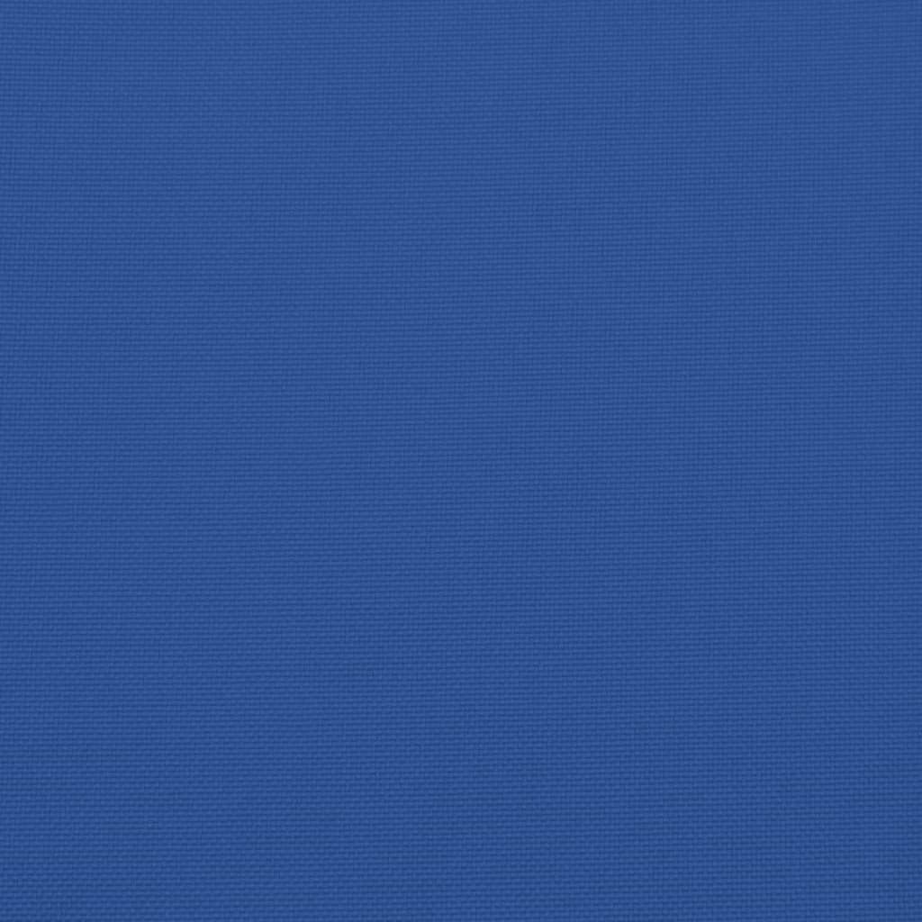 vidaXL Podušky na palety 3 ks královsky modré textil