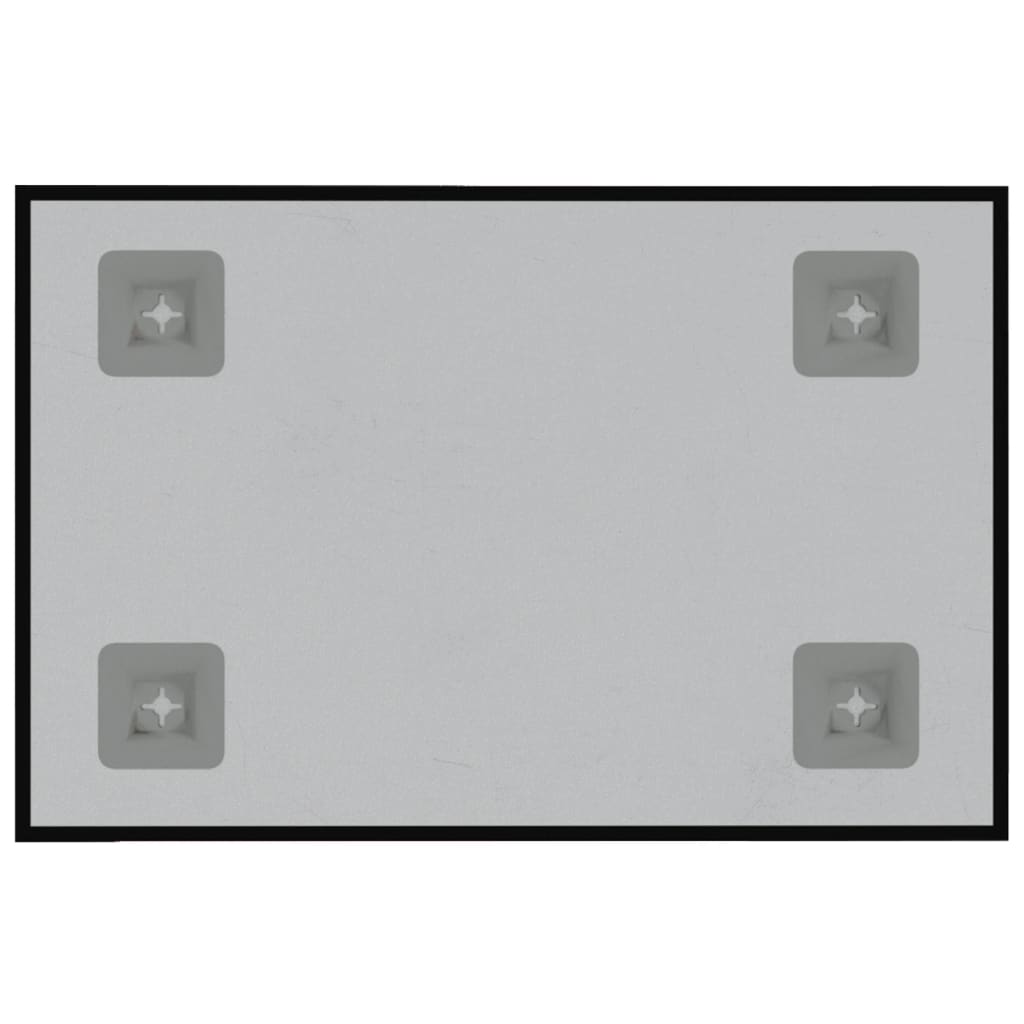 vidaXL Nástěnná magnetická tabule černá 40 x 30 cm tvrzené sklo