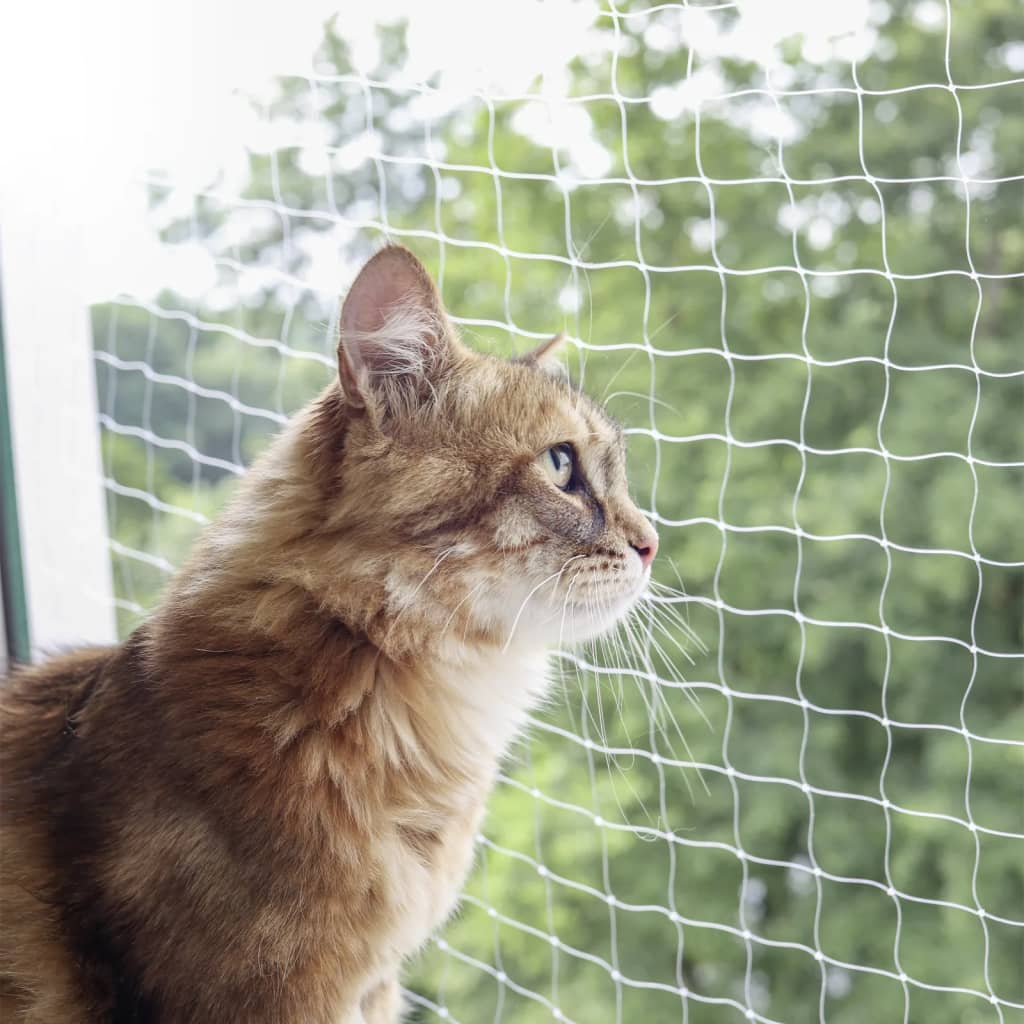 Kerbl Ochranná síť pro kočky 4 x 3 m průhledná