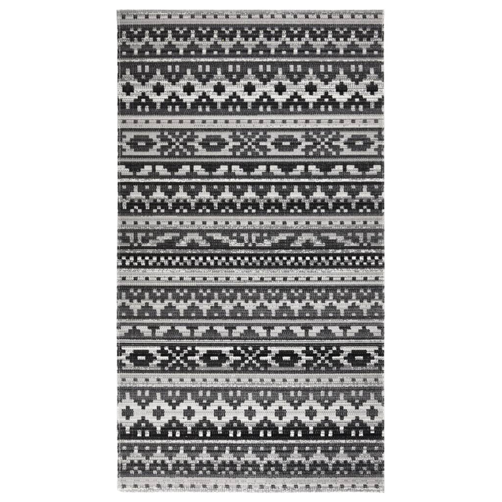vidaXL Venkovní koberec hladce tkaný 115 x 170 cm tmavě šedý