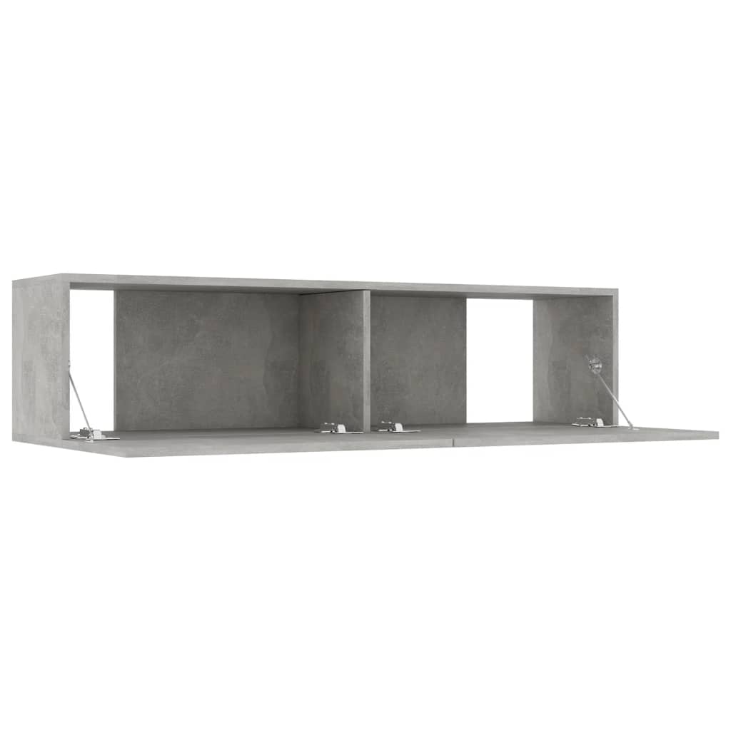 vidaXL TV stolek betonově šedý 120 x 30 x 30 cm dřevotříska