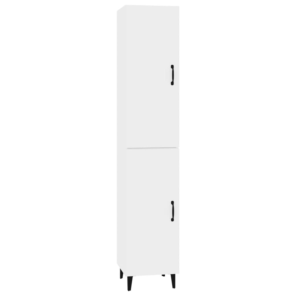 vidaXL Skříň highboard bílá 35 x 34 x 180 cm kompozitní dřevo
