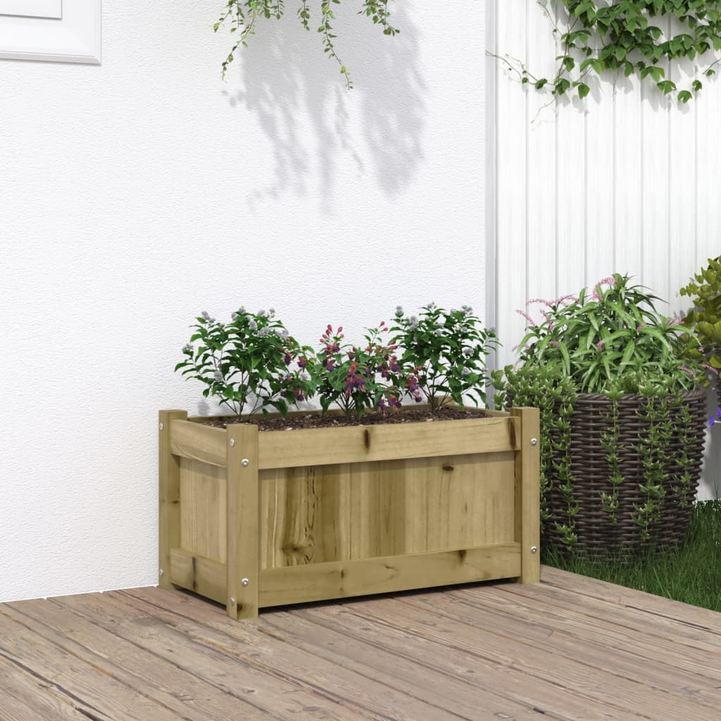 vidaXL Zahradní truhlík 60 x 31 x 31 cm impregnované borové dřevo