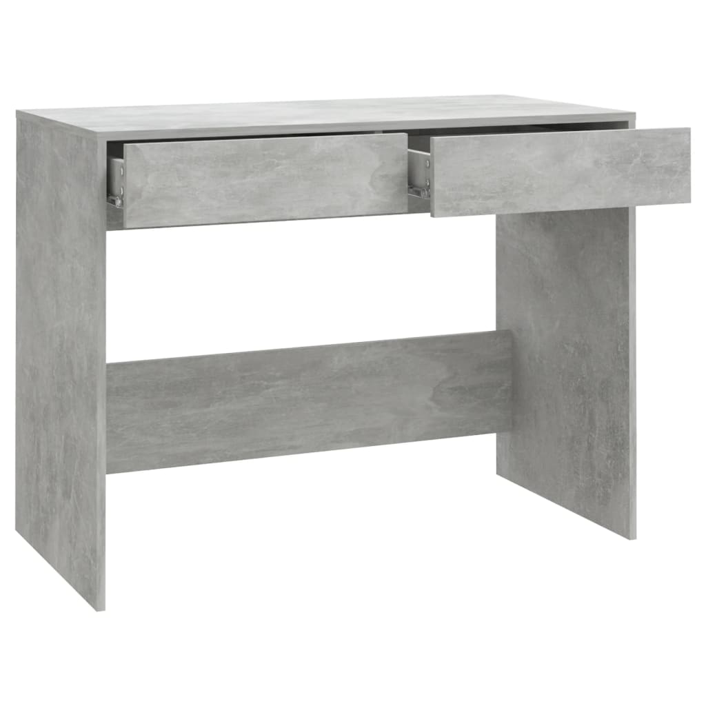 vidaXL Psací stůl šedý 101 x 50 x 76,5 cm dřevotříska