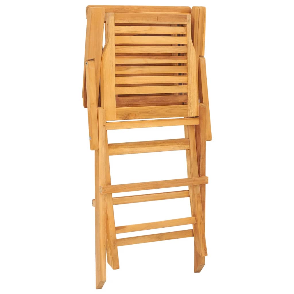 vidaXL Skládací zahradní židle 2 ks 56x63x90 cm masivní teakové dřevo