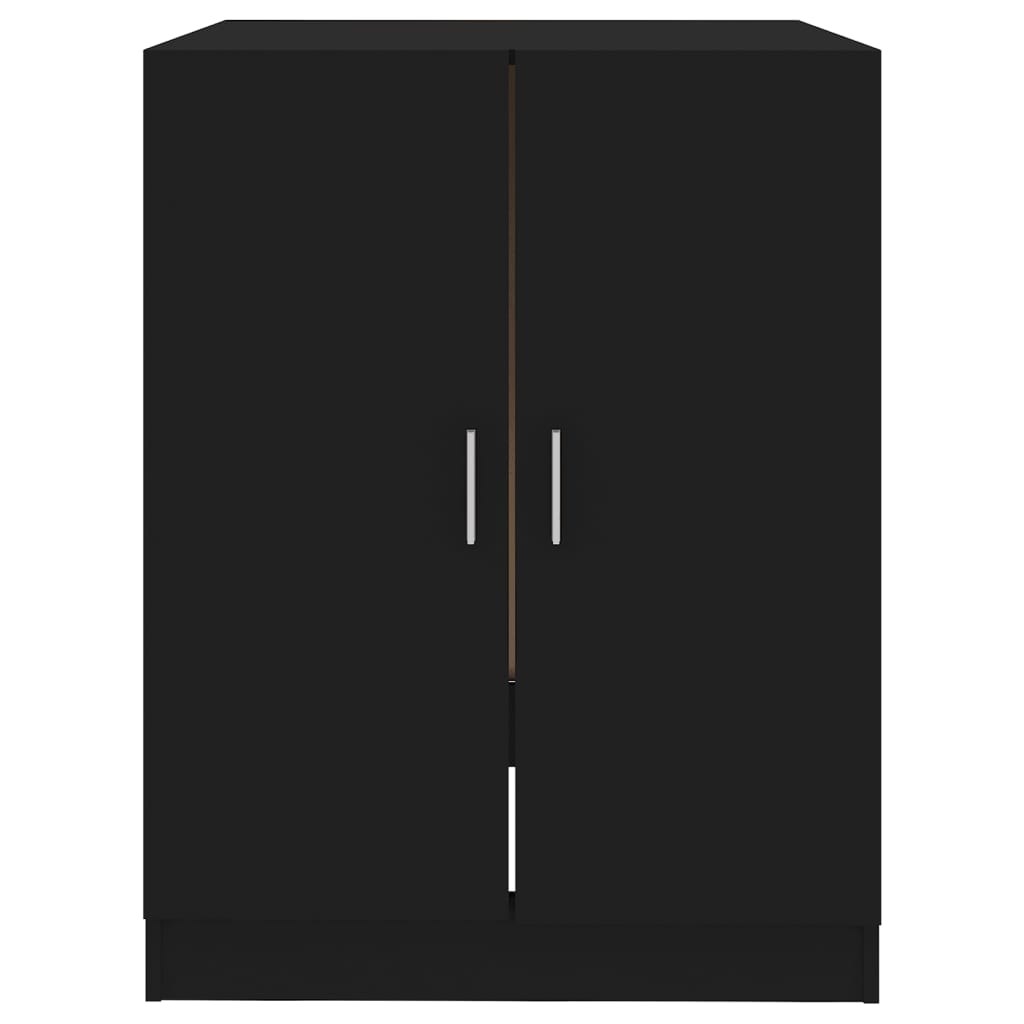vidaXL Skříňka nad pračku černá 71 x 71,5 x 91,5 cm
