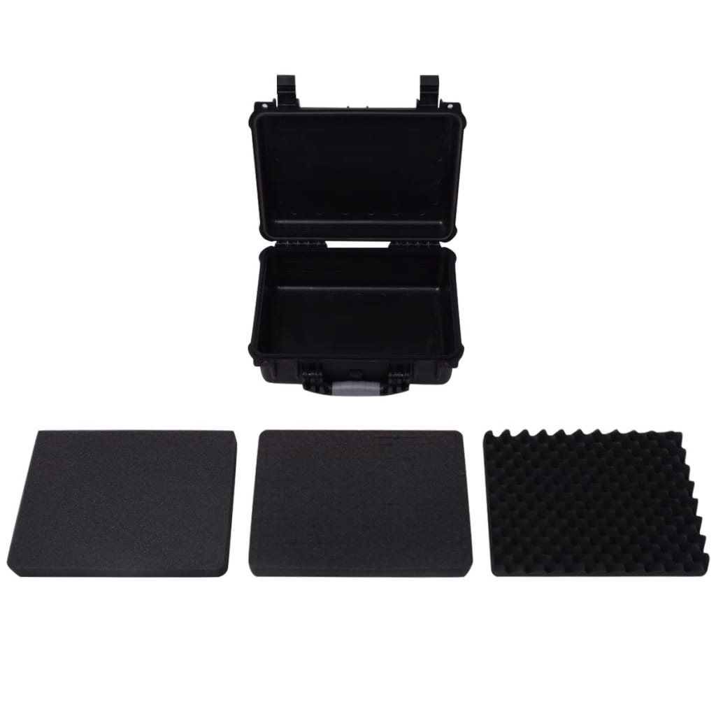 vidaXL Ochranný kufřík na vybavení 40,6x33x17,4 cm černý