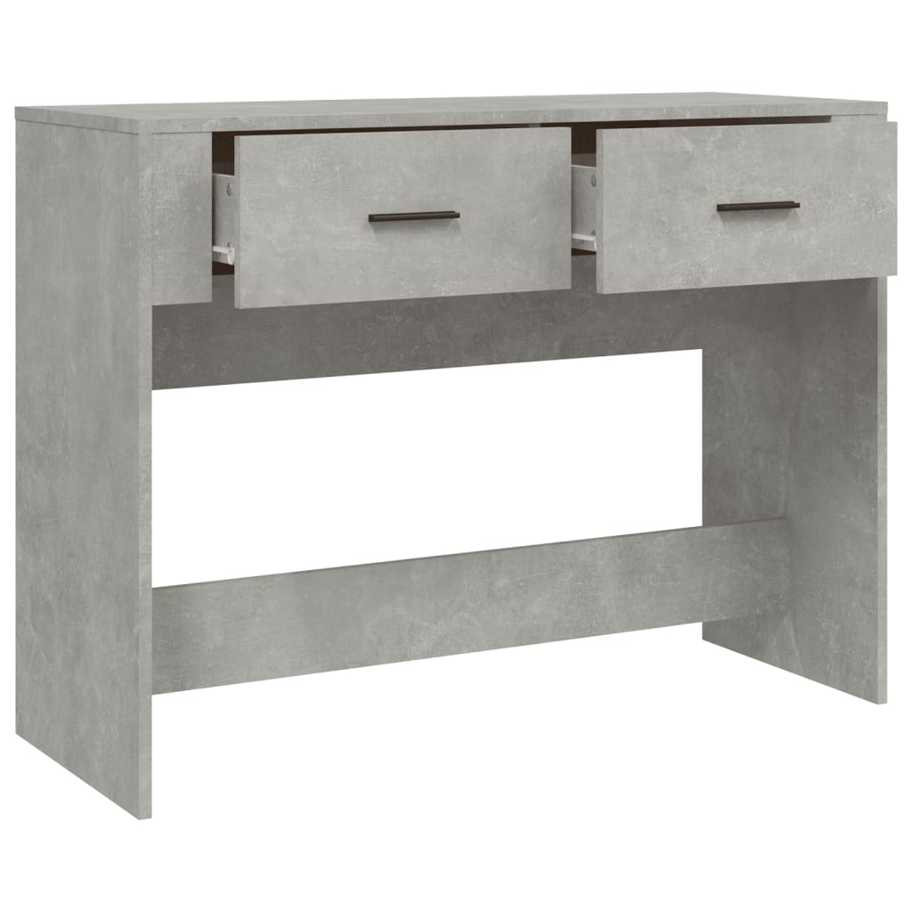 vidaXL Konzolový stolek betonově šedý 100x39x75 cm kompozitní dřevo