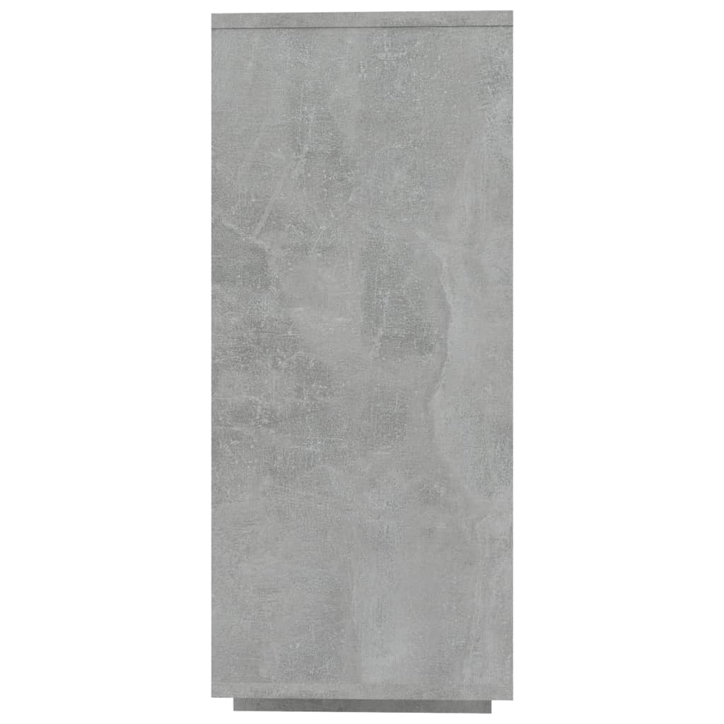 vidaXL Příborník betonově šedý 120 x 30 x 75 cm dřevotříska
