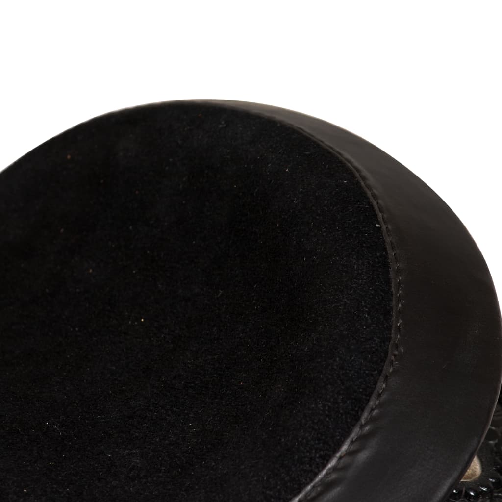 vidaXL Westernové sedlo, ohlávka a poprsník pravá kůže 17'' černé